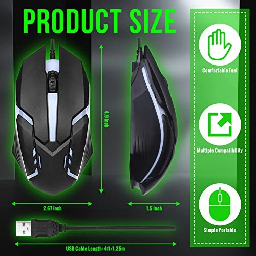 Wired Gaming Mouse - USB