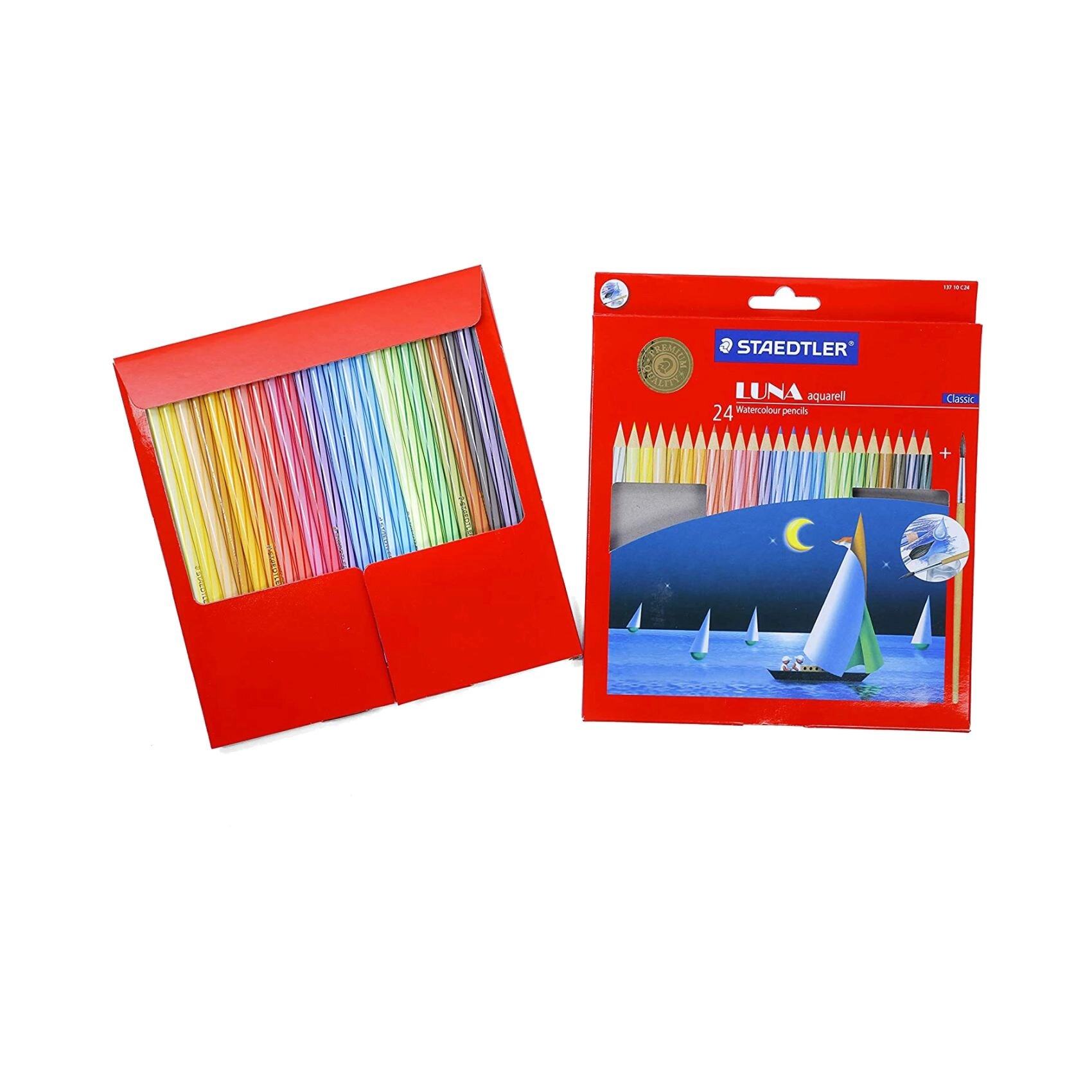 Luna Coloured Pencils - 24 PCS