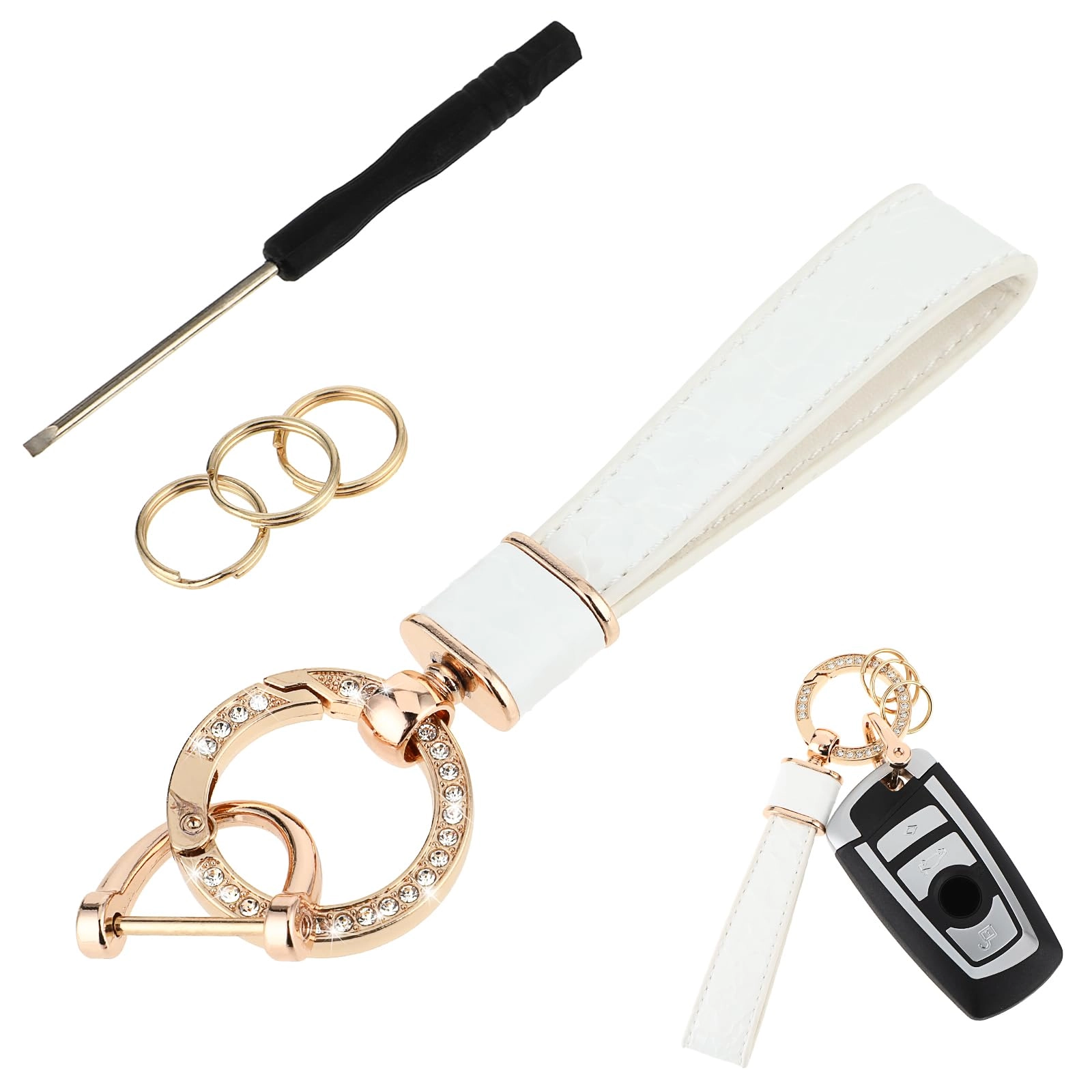 amabro Leather Keychain - Vehicle