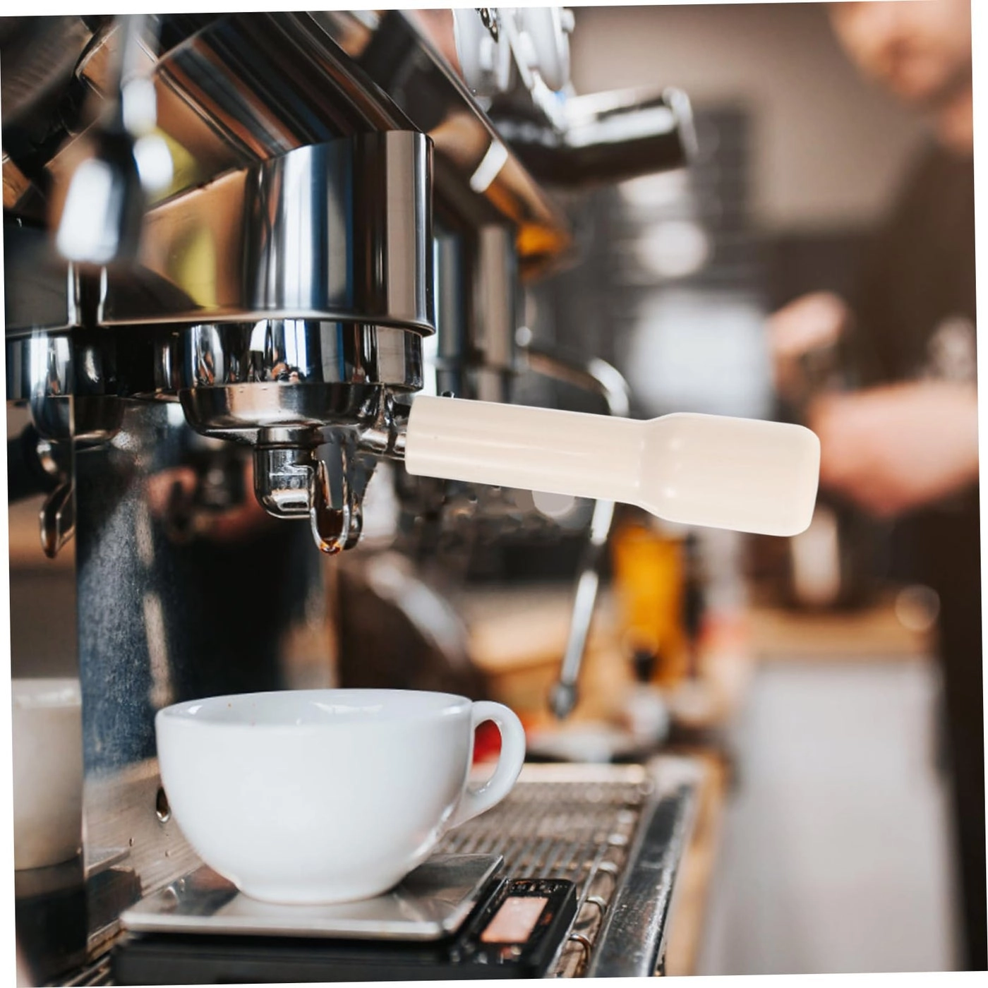 Portafilter Handle - White Plastic