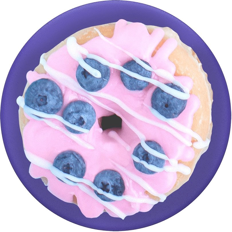 PopSockets PopGrip - Blueberry Donut wireless charging compatible