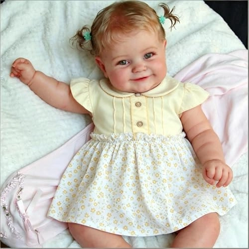 Meadie Reborn Baby Doll - 50cm Full body silicone