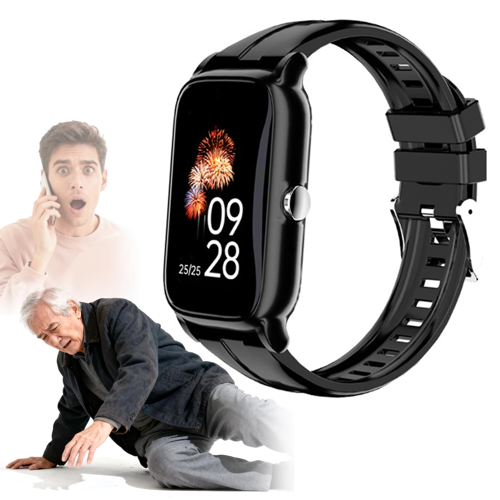 Fall Detection Watch for Elderly ABS+PC
