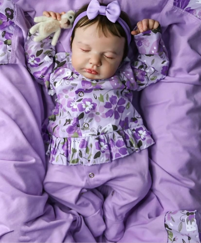 LOULOU Reborn Baby Doll - 20 Inch Vinyl Girl Ages 3+