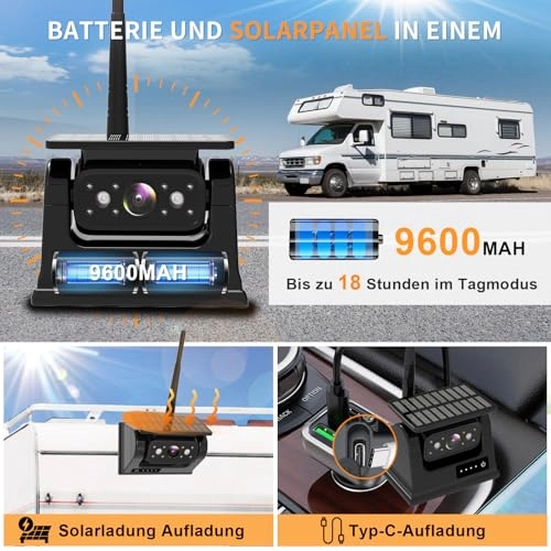 Wireless Reversing Camera - 5 infrared night vision LEDs Wireless 1080P