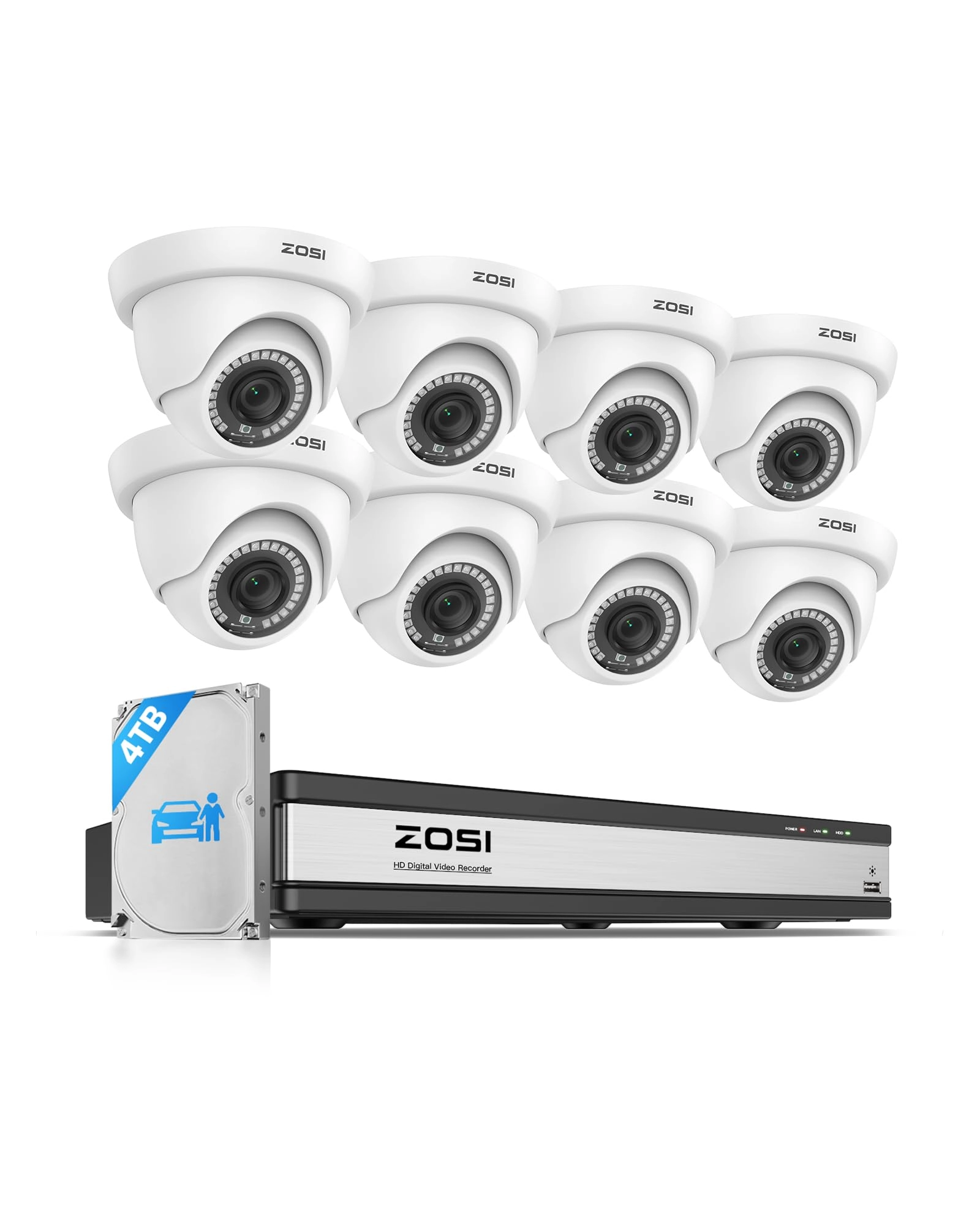 H.265+ Security Camera System - 8 16CH 1080p