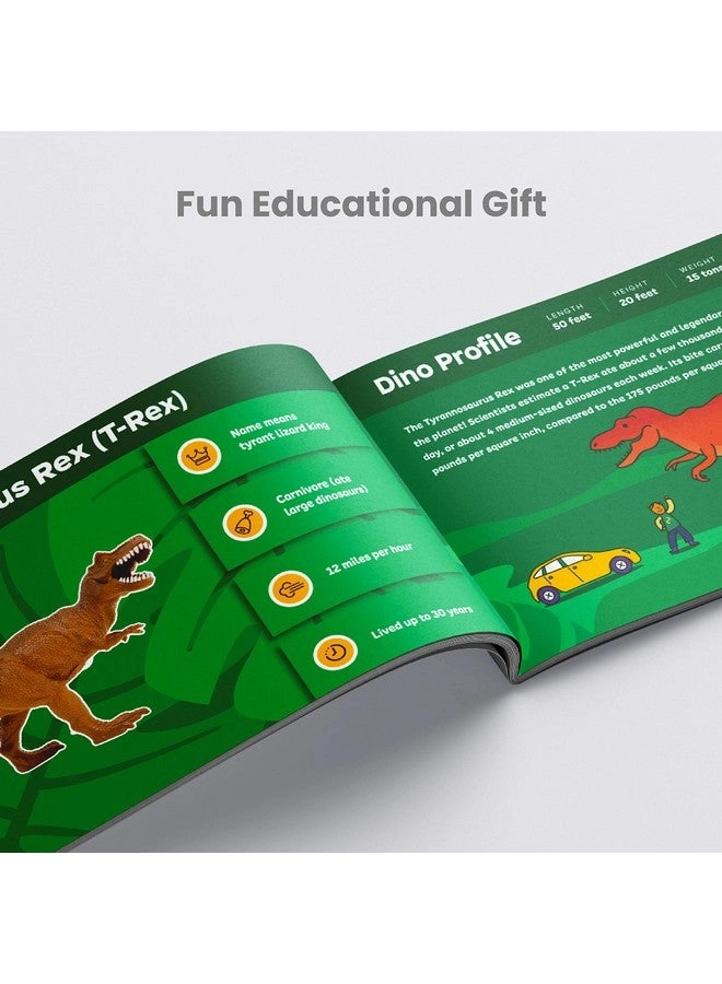 Dinosaur Figures - Educational Booklet 14 pcs