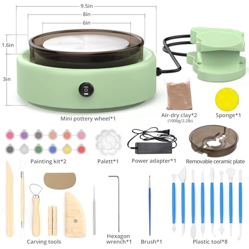 Mini Pottery Wheel - air-dry clay 999g