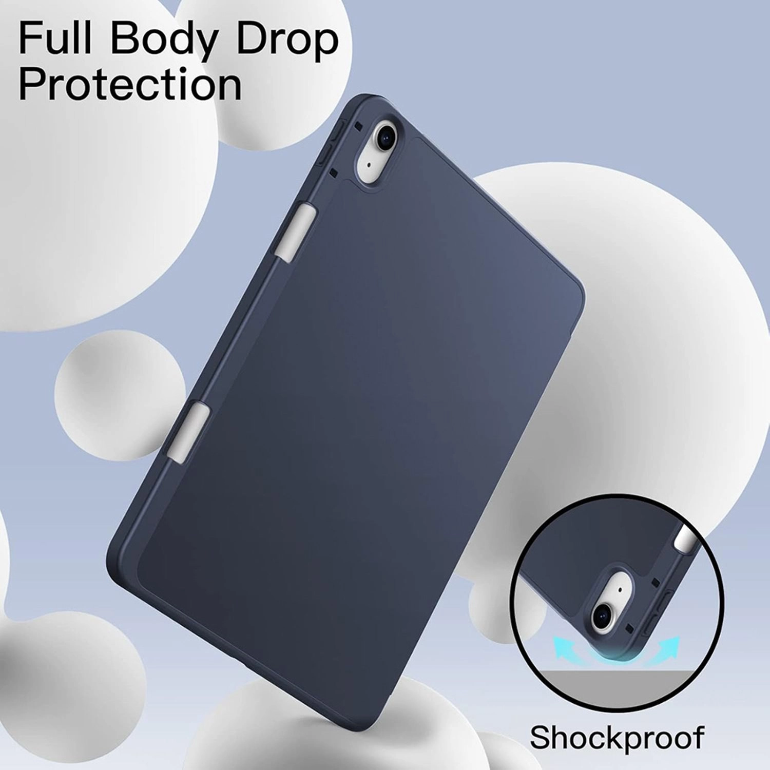 Tri-Fold Case with Pencil Holder for iPad Air 11-inch (2024)