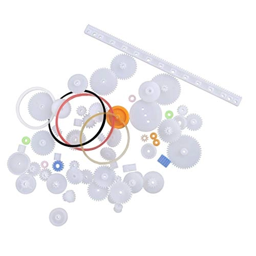 Plastic Crown Gear Set (TIFMC0048) - Mini DIY Rack Pulley