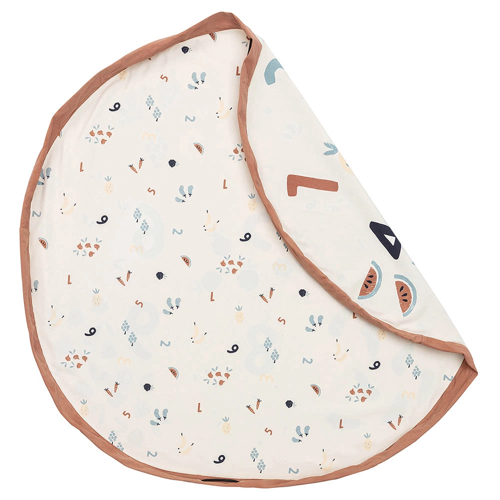 Playmat & Storage Bag - Veggie Numbers Suitable for 3 years and above