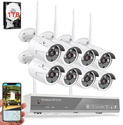 Wireless Surveillance System - 4 8CH 3.0MP