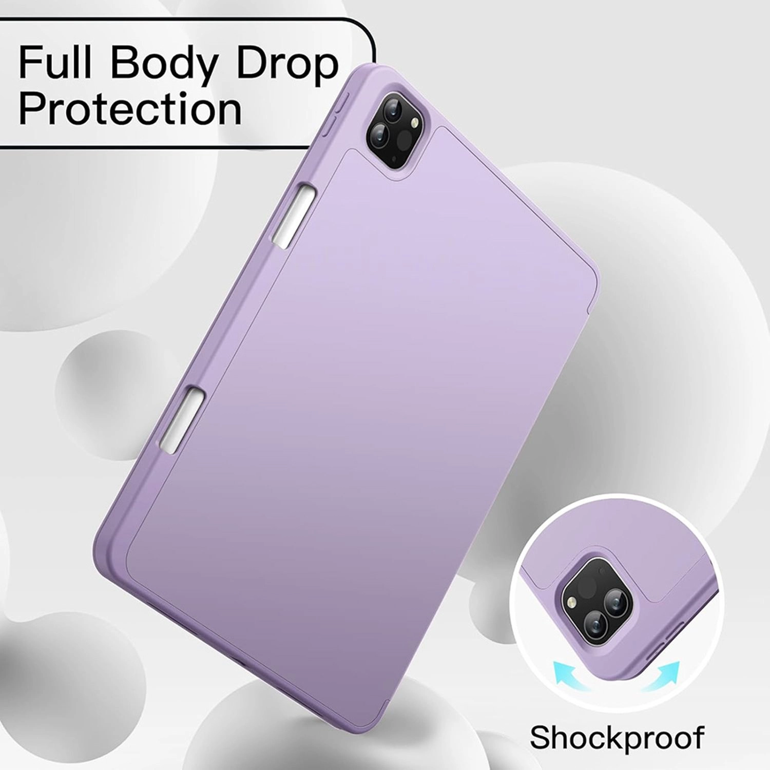 Tri-Fold Book Case with Pencil Holder for iPad Pro 11-inch (2024)