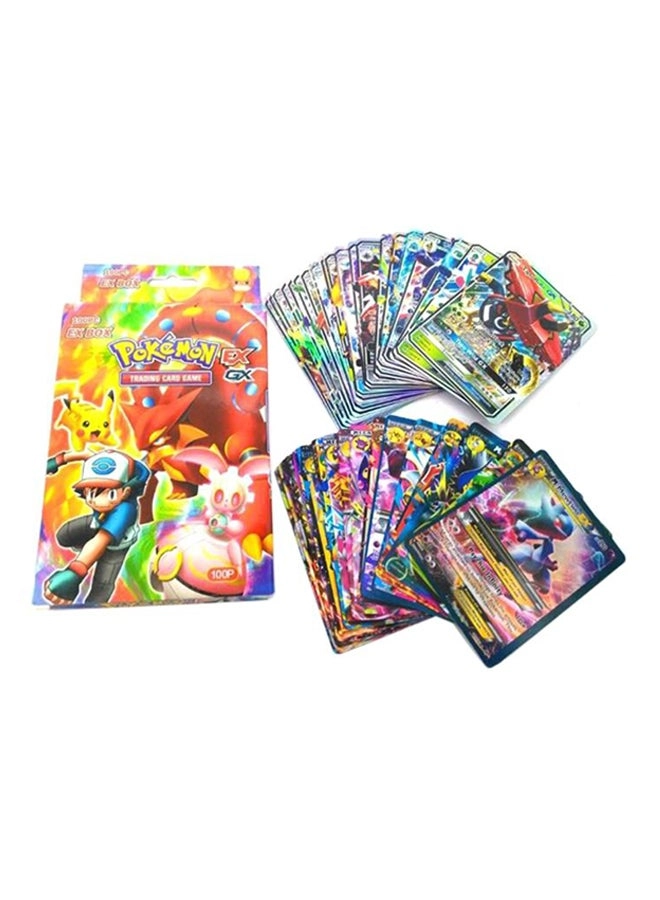 Pokemon Ex Gx Trading Card Game - English 100pcs