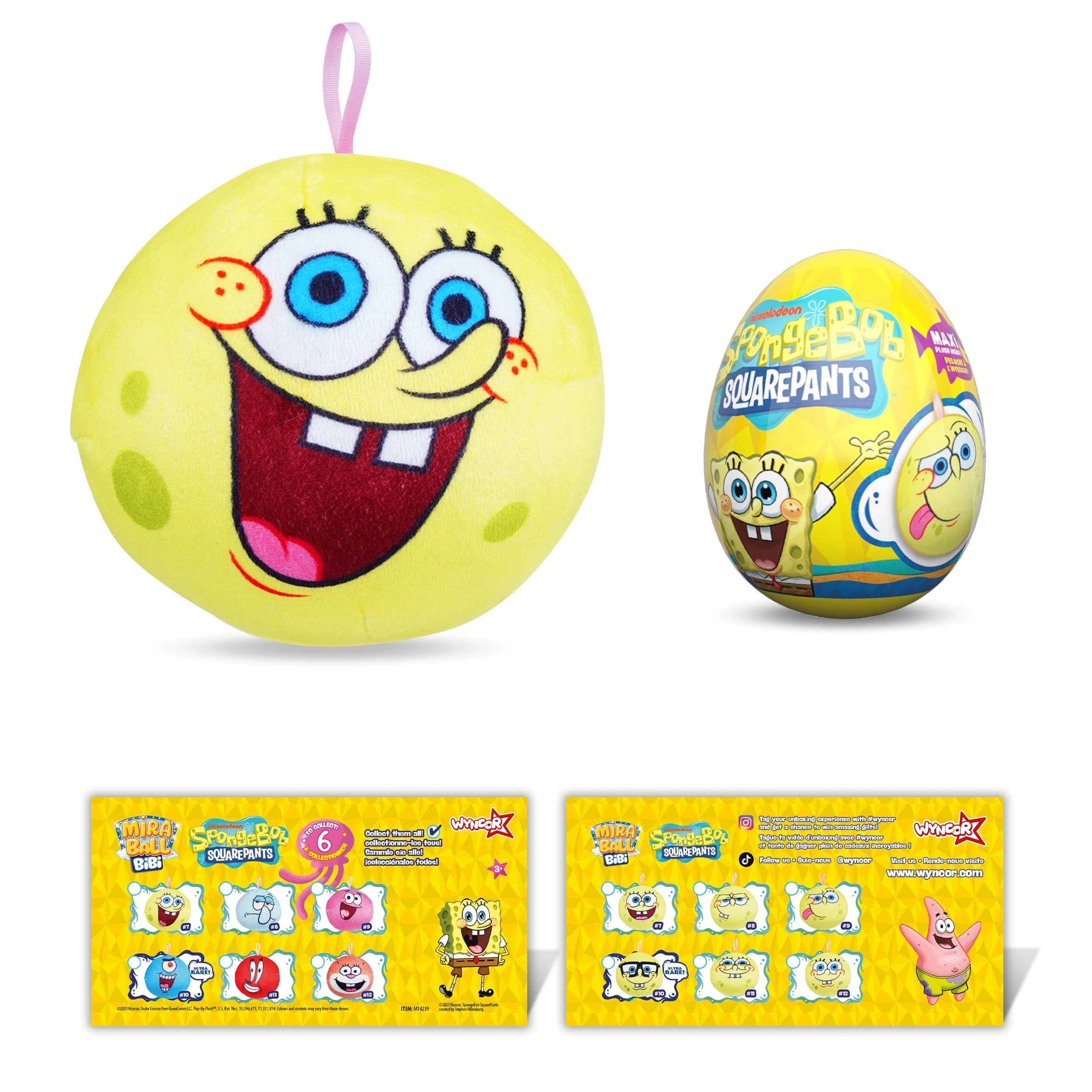 Wyncor SpongeBob Bibi 9.5 cm Memory Foam
