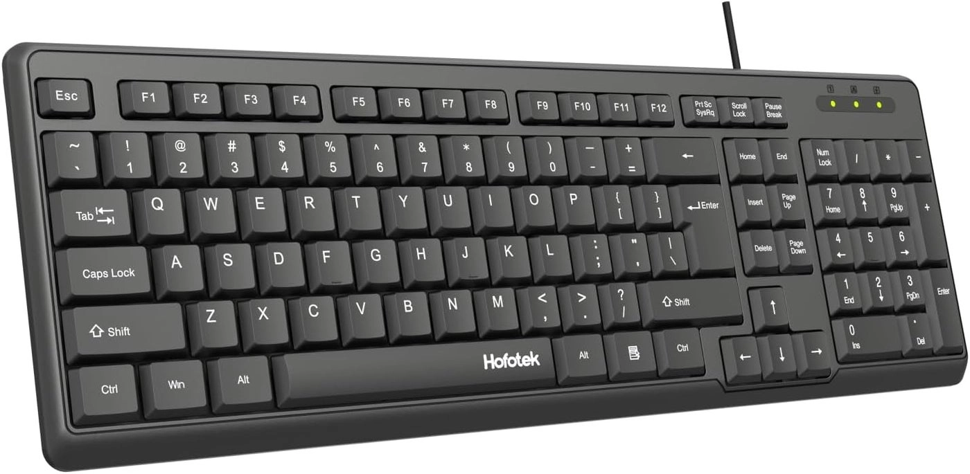 COMPUTER QUIET KEYBOARD - Wired