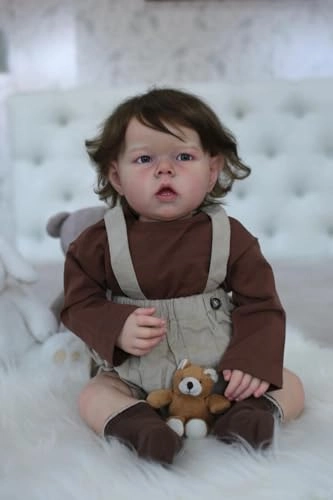 Liam Reborn Baby Doll - 20 inch Vinyl Boy Blonde Hair Ages 3+