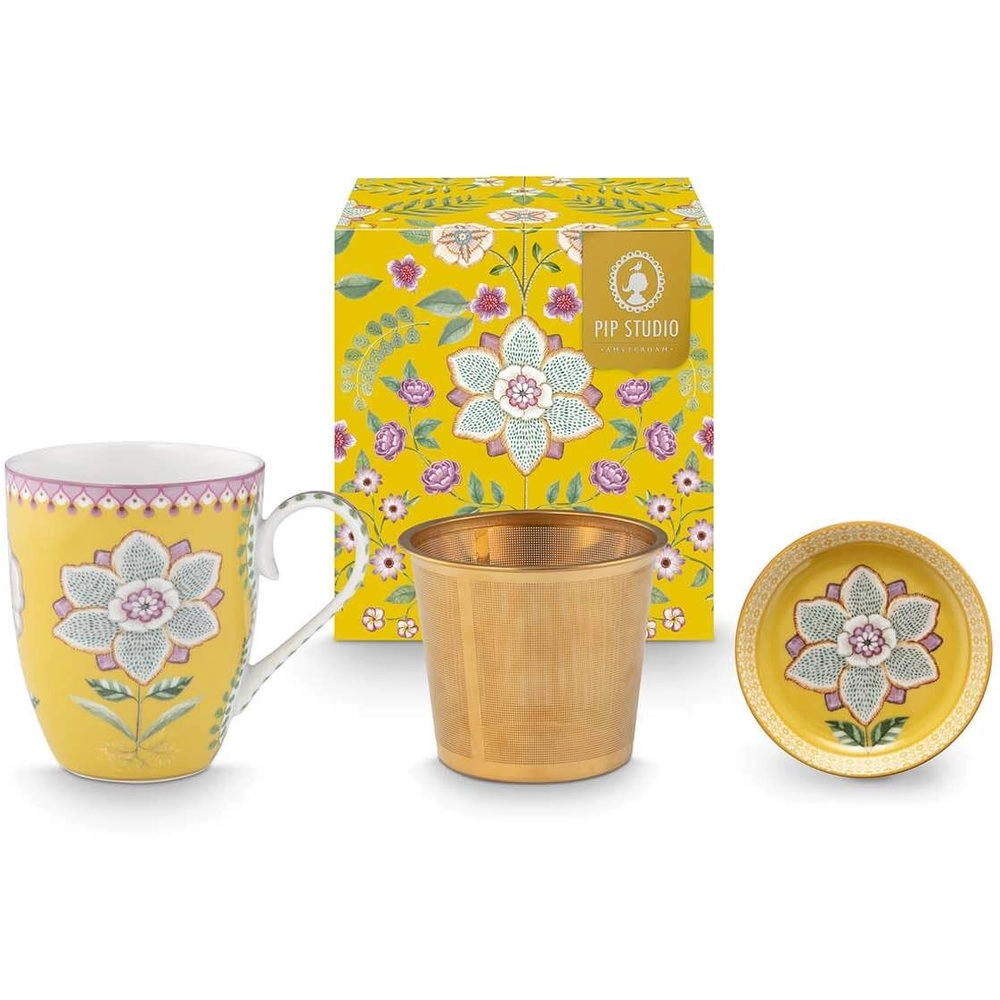 PIP STUDIO Lily&Lotus Tea For One - 100% A-grade white porcelain 365Ml