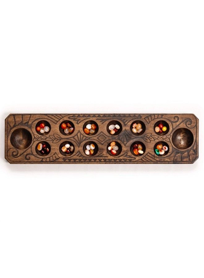 Mancala - Solid Wood Quartz Pebble