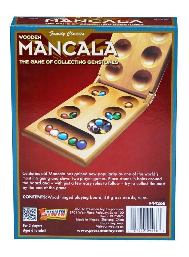Classic Mancala - Fullsized Solid Wooden Board