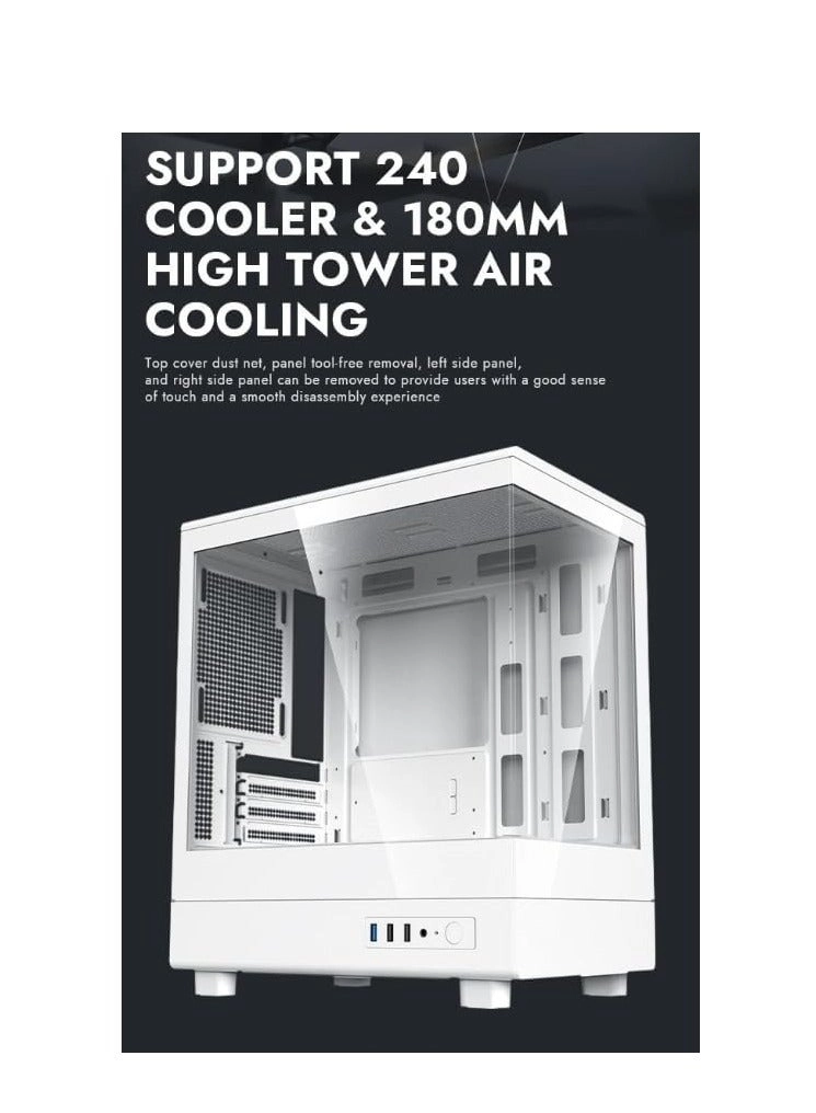 DB330M - Tempered Glass Side Panel Mid Tower