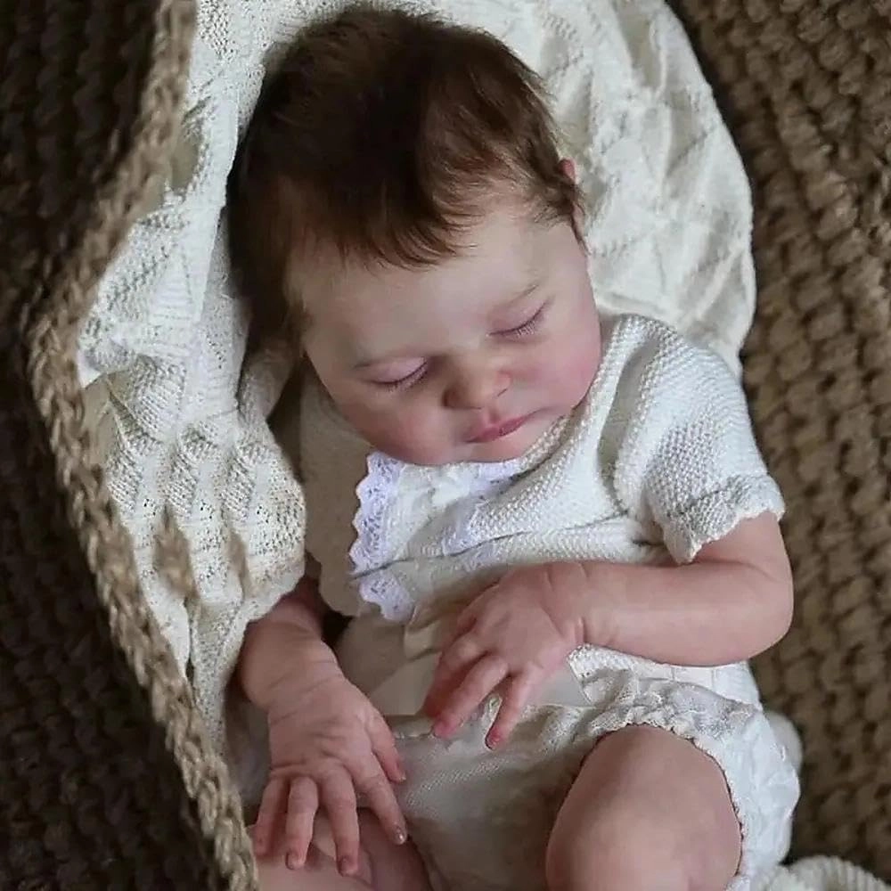 Laura Reborn Baby Doll - 20 inch Vinyl Dark Brown Ages 3+