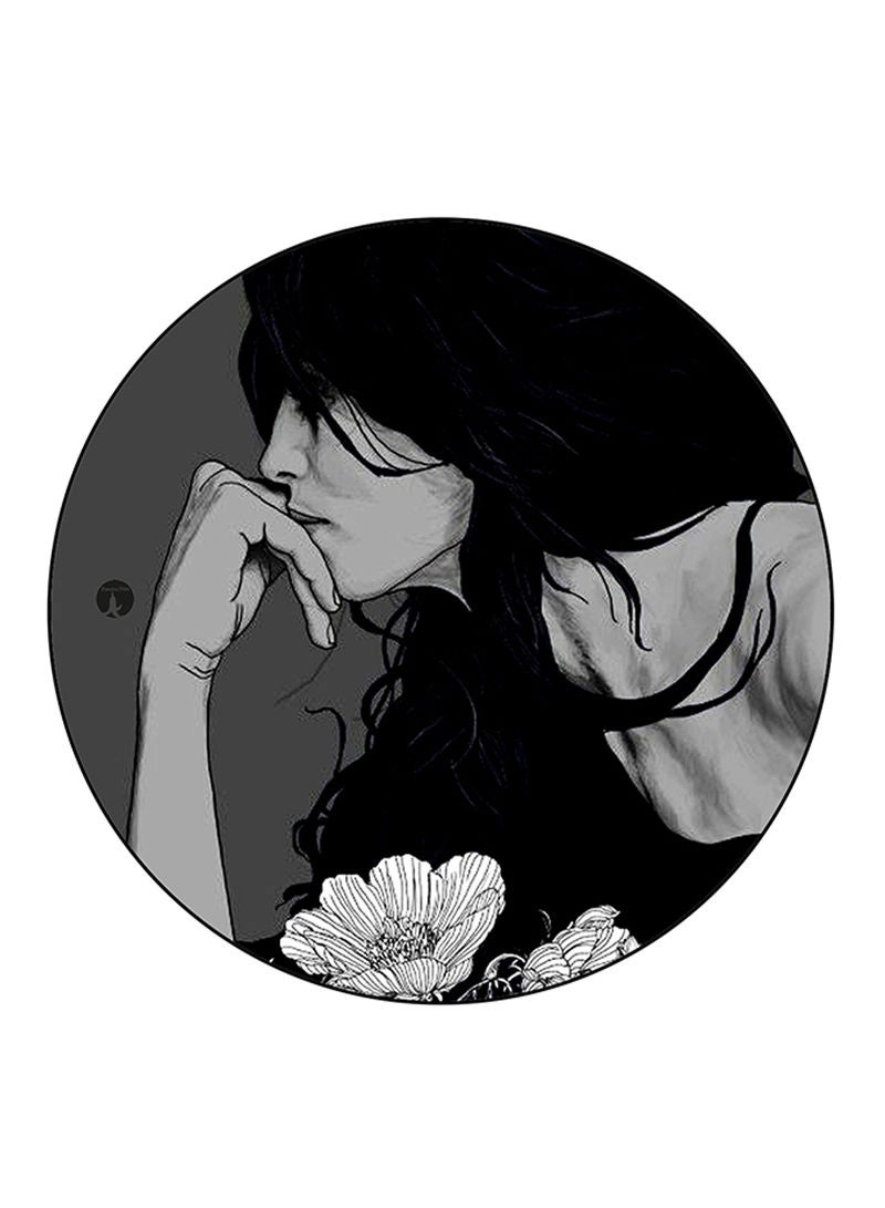 Woman Printed Mouse Pad