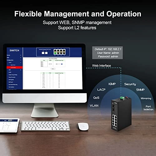 10*1G PoE Managed - 8-ports