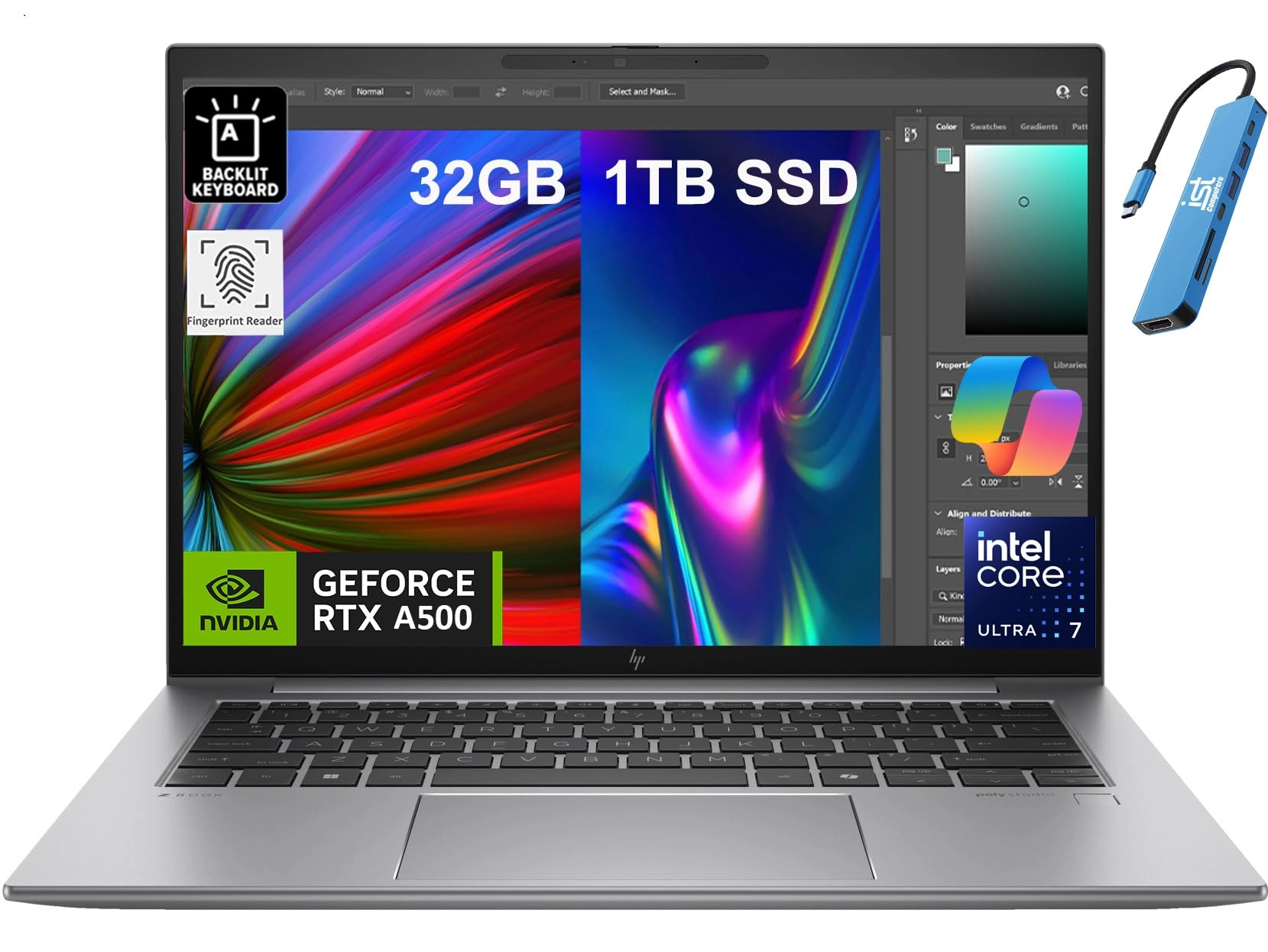 HP ZBook Firefly G10 - 14'' Core i7-1370P 64GB DDR5 2TB SSD