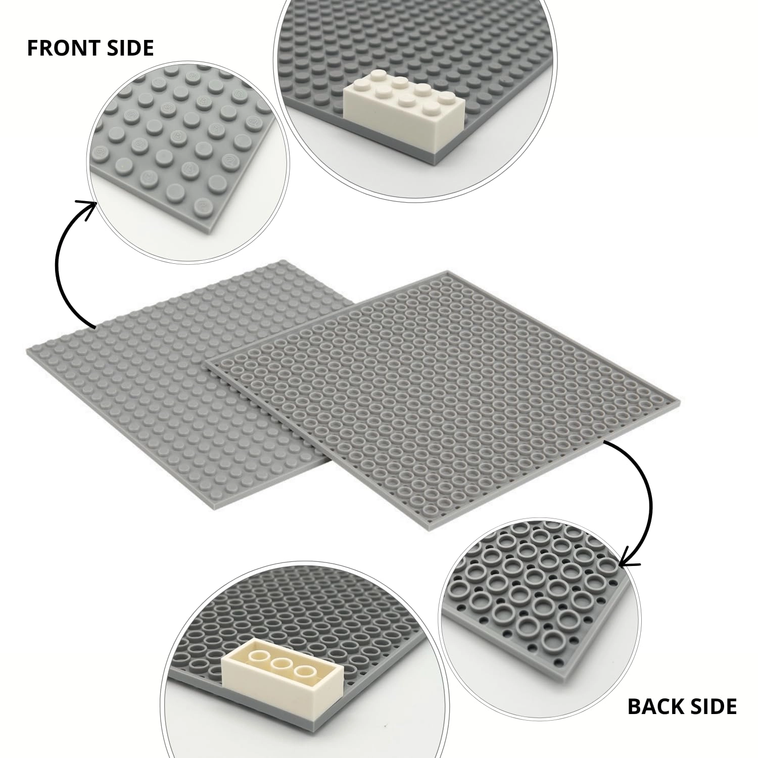 Classic Baseplate - 4 pcs