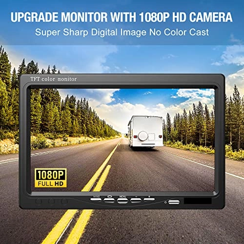 Dual Backup Camera Monitor Kit - Night Vision 1920*1080
