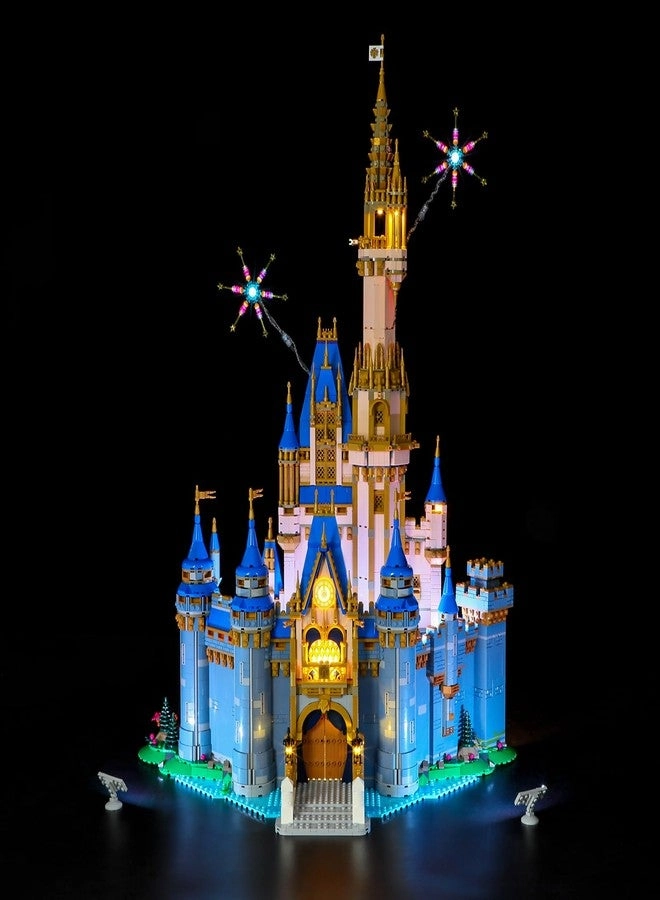 Led Lighting Kit for LEGO Disney Castle (43222) - Remote Control Version Multicolor