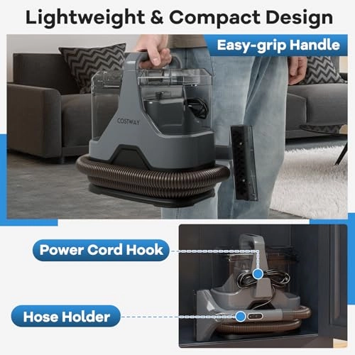 Upholstery Cleaner Machine - Spray, brush and all-in-one 600W