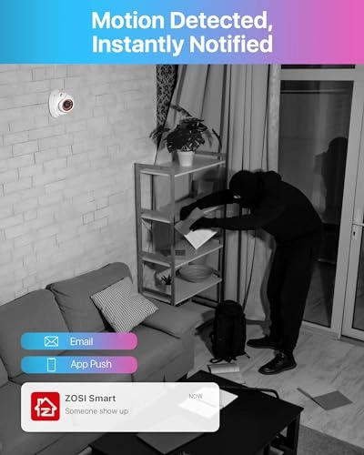 PoE Home Security Camera System - 8 cameras 8 channels 5MP