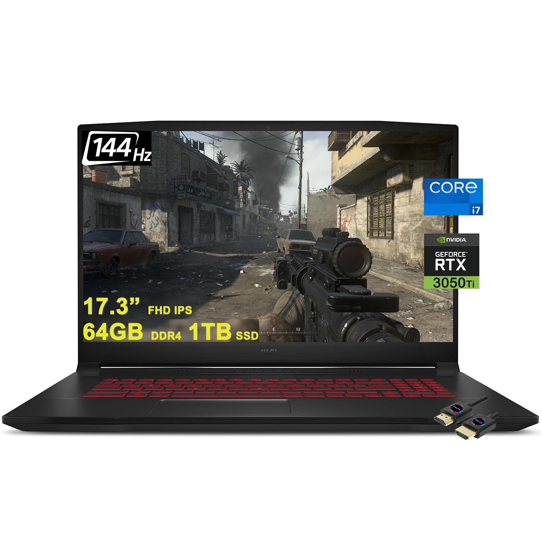 Katana GF76 - 17.3'' i7-11800H 64GB DDR4 1TB SSD