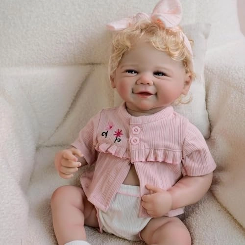 Vivienne Reborn Baby Doll - 19 inch Vinyl girl Ages 3+