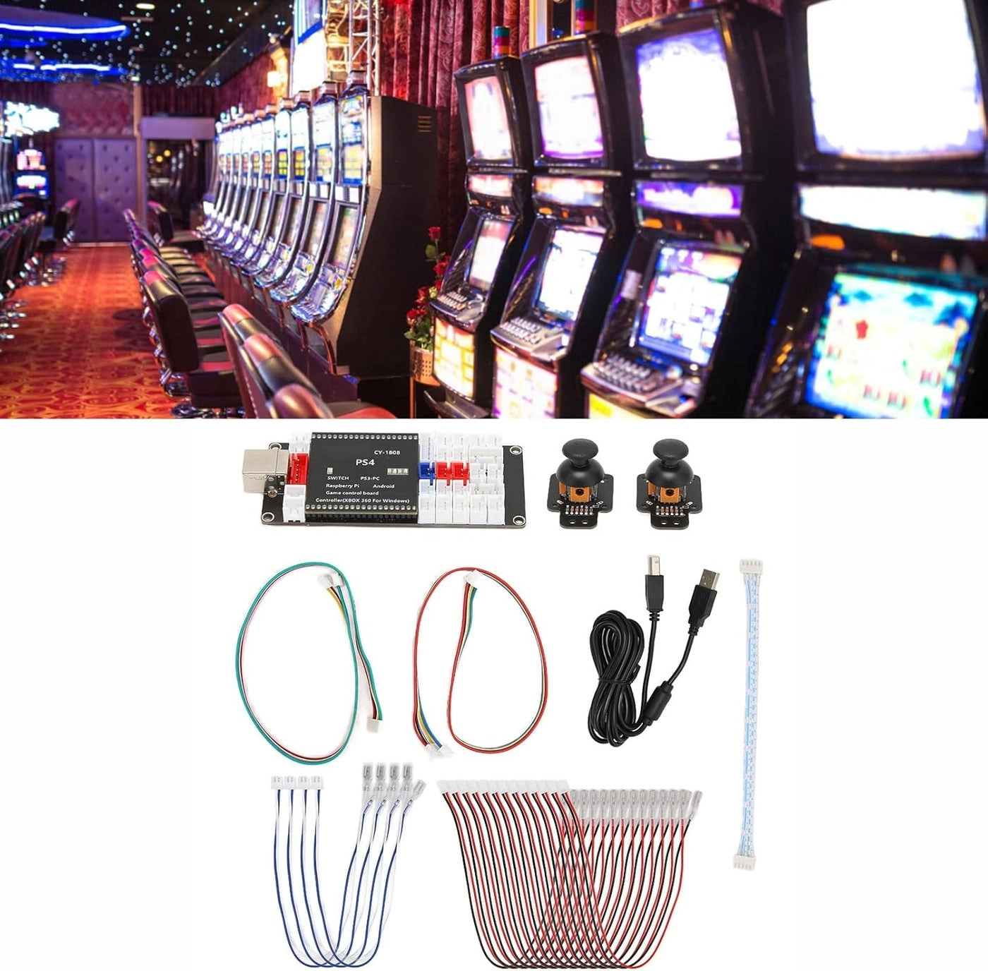 QM070904 - USB PS4 PS3 Switch Raspberry Pi PC