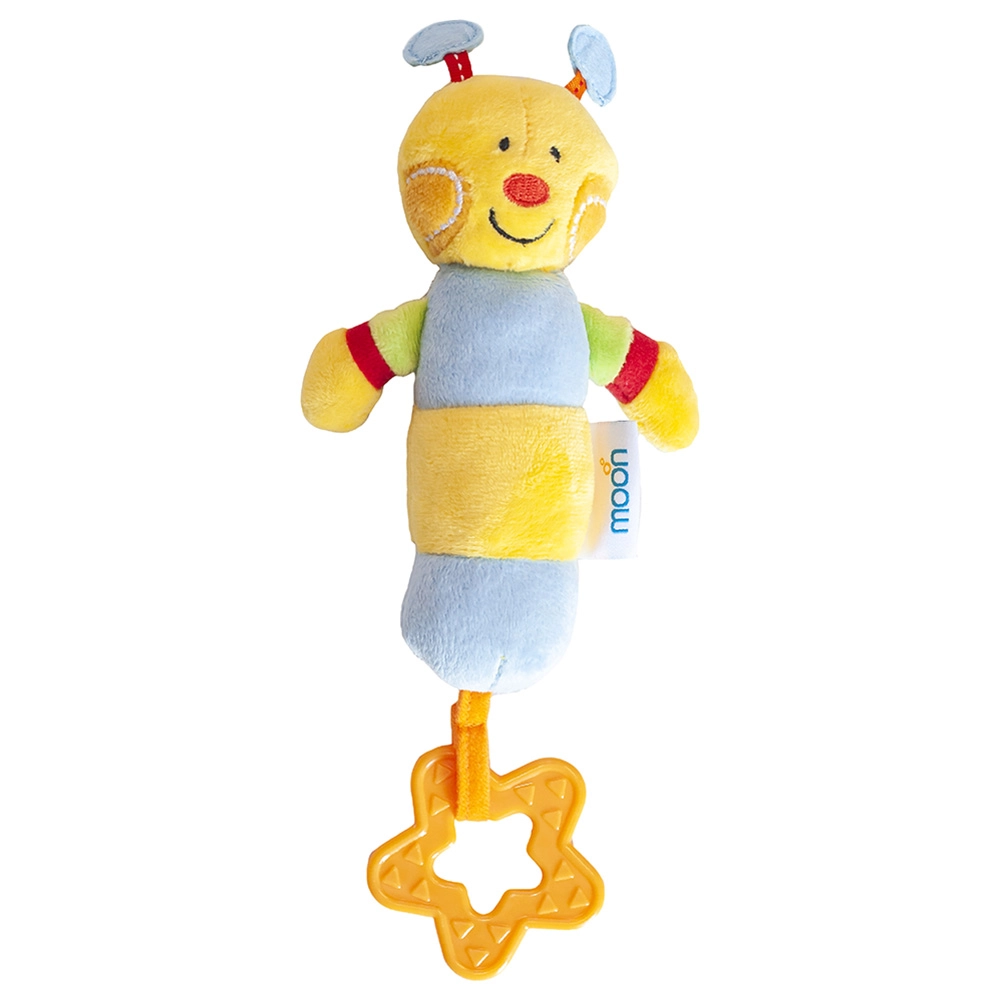 Soft Rattle Plush Toy - 3 to 24 Months fabric