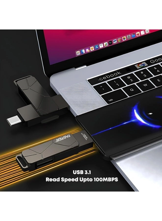 Dual OTG USB Type-C Flash Drive - USB 3.1 512GB