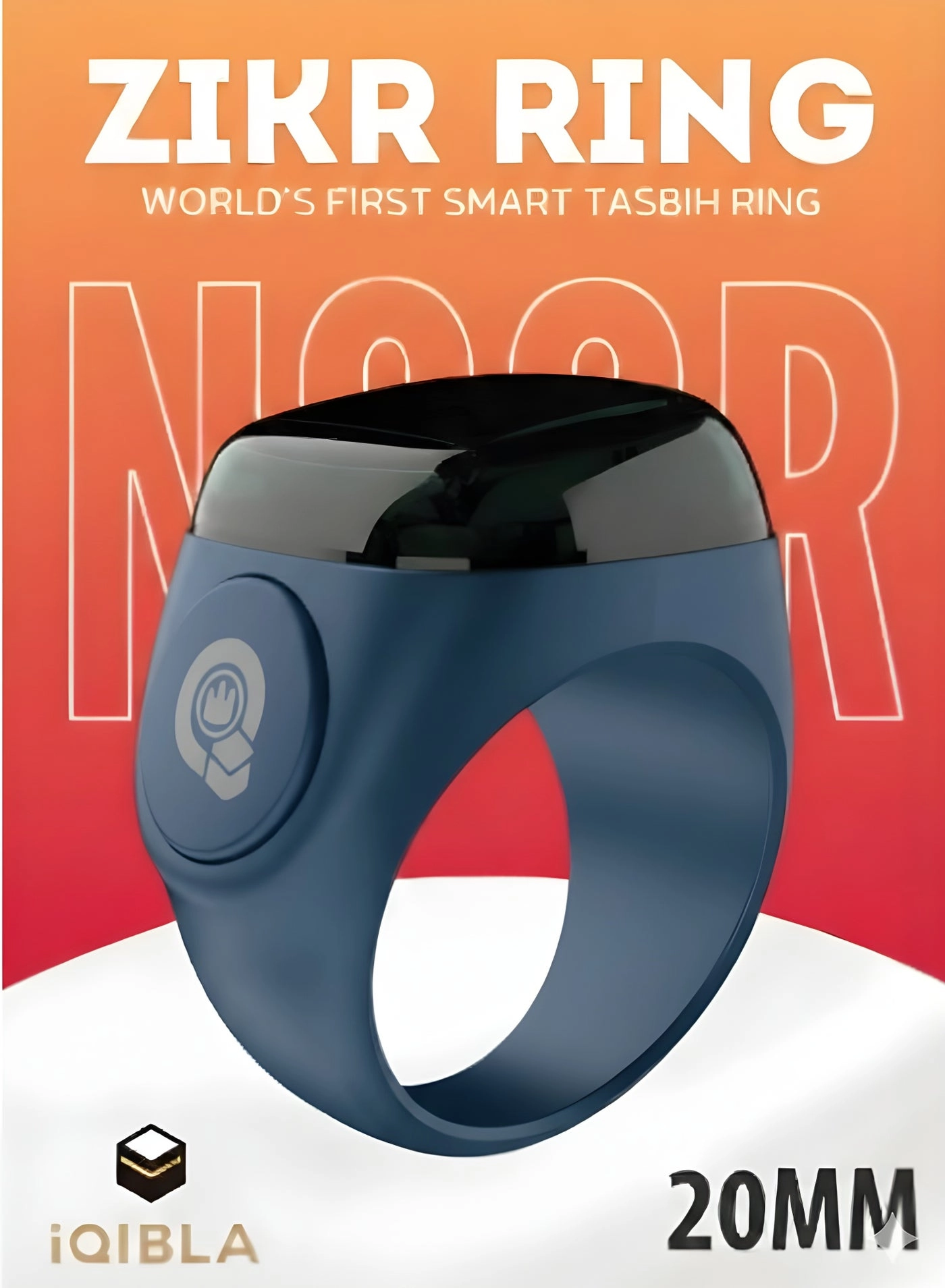 iQIBLA Zikr Ring Noor - 20MM