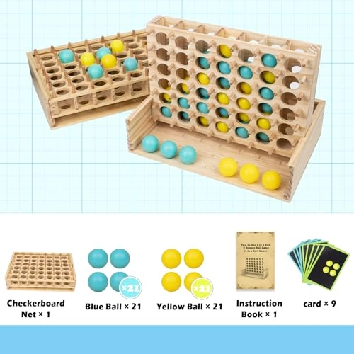 Two-in-one 4 in a Row & Bounce Ball Games