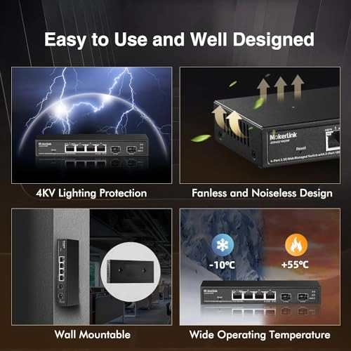 4x2.5G(Managed) 4-Ports