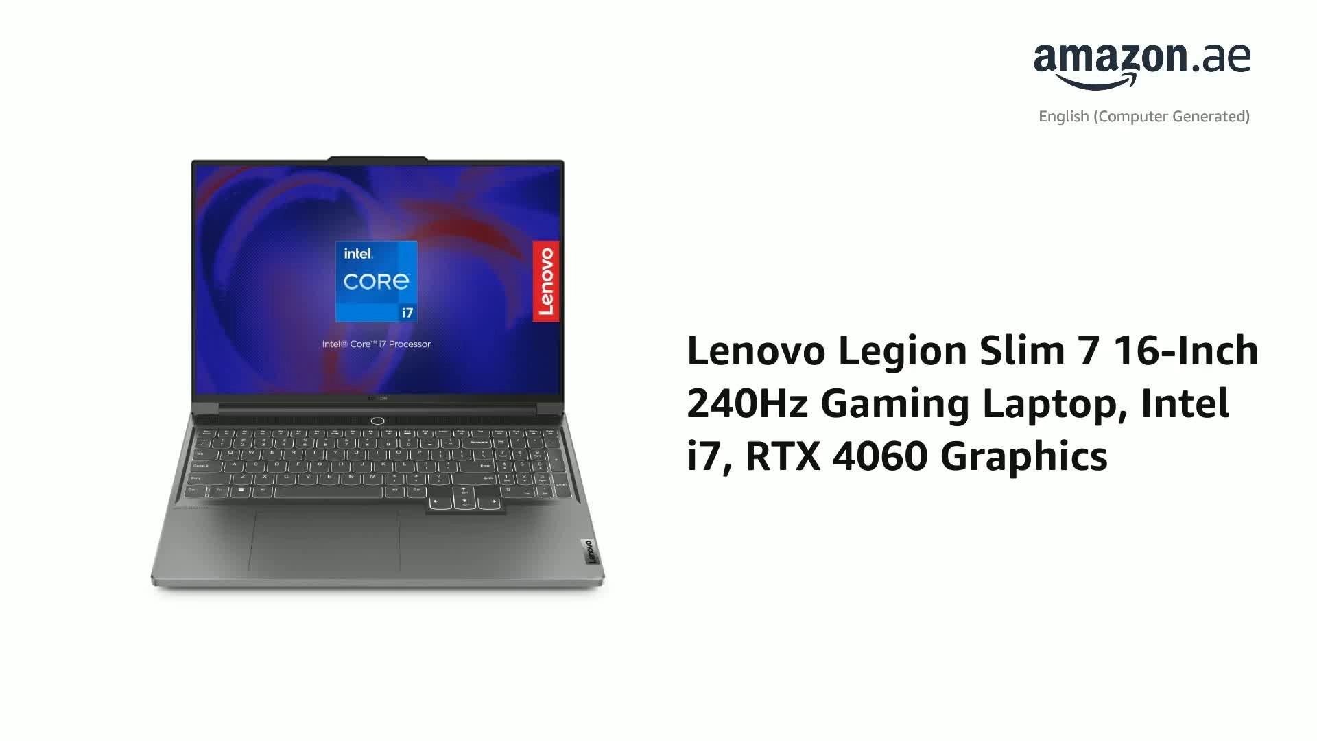 Legion Slim 7 16IRH8 82Y3005NAX - 16'' Core i7-13700H 16GB DDR5 1TB SSD