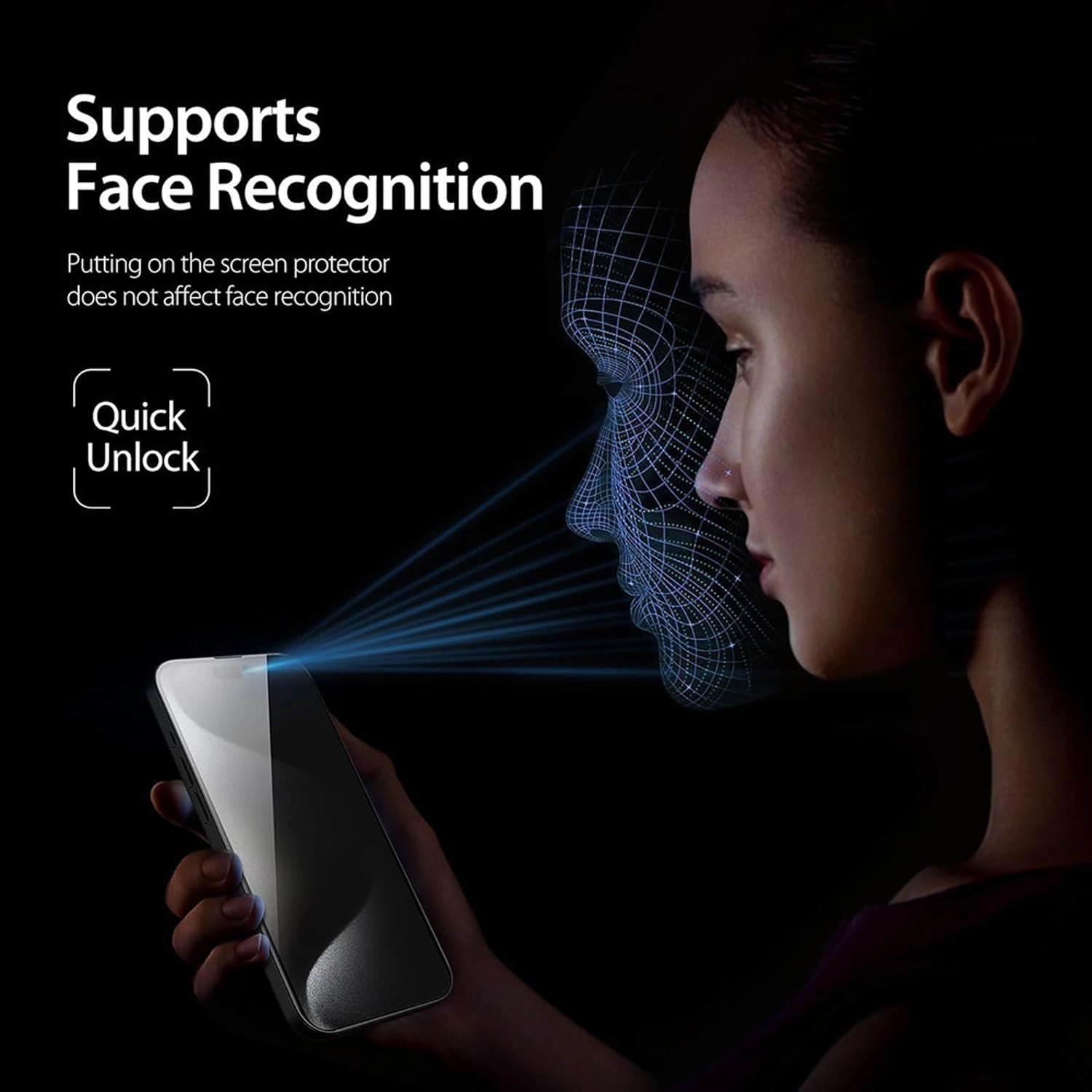 Privacy Screen Protector for iPhone 16 Pro Max