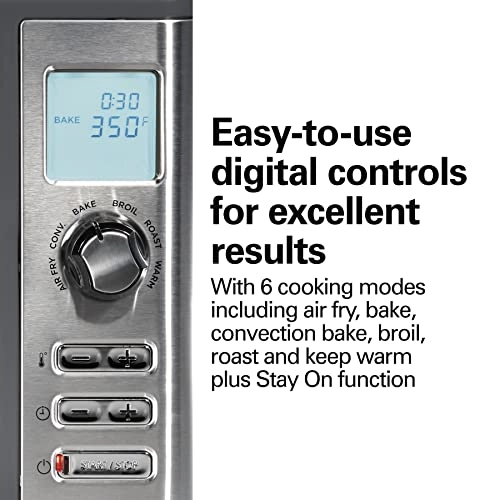 Air Fryer Countertop Toaster Oven - XL 1800 watts Grey