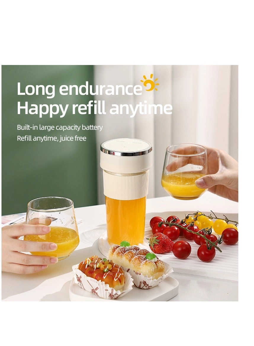 K1 - Portable Blender USB Rechargeable Silicone Straw