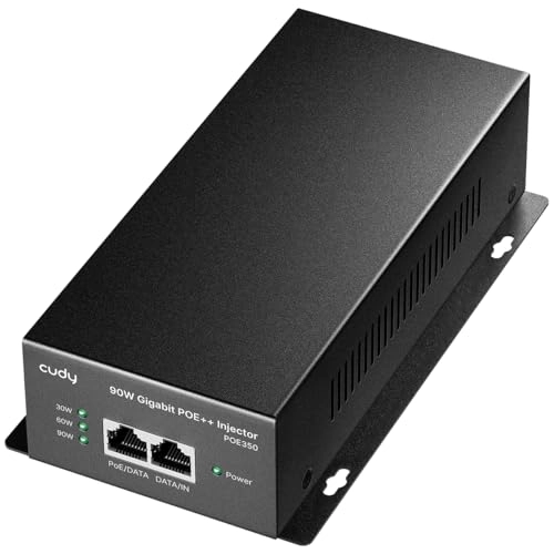 POE350 - 48V ~ 52V 90W 1 port IEEE 802.3af/802.3at/802.3bt 10/100/1000Mbps