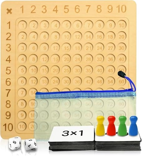 Interactive Multiplication Board Game - 5+