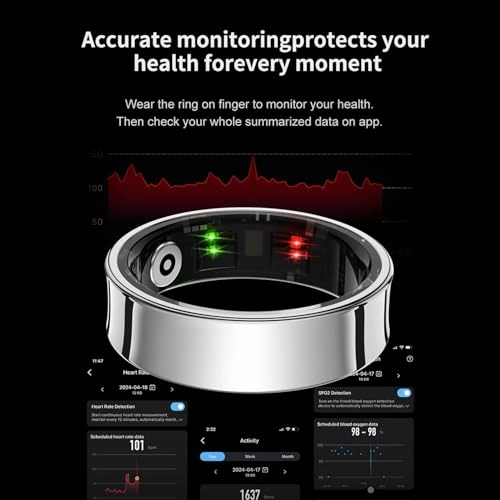 Smart Ring - Heart Rate Monitor SpO2 Sleep Tracker