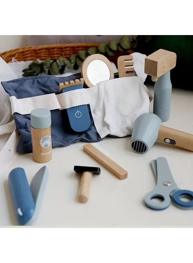 Generic YM Haircut Set - Wooden Non-Toxic Waist Bag